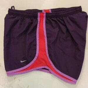 Nike Tempo Women's Purple running athletic shorts Drifit fabric size large